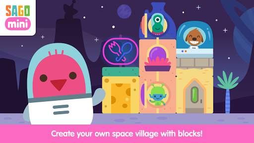 Sago Mini Space Blocks Builder स्क्रीनशॉट 2