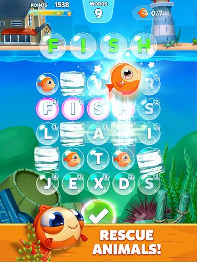 Bubble Words: Kelime oyunu - Beyin eğitimi screenshot 8