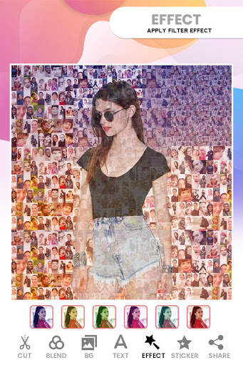 Mosaic Photo Effect : Set Mosaic Effect on Photo screenshot 5