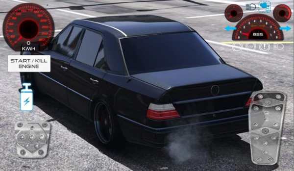 E200 W124 Classic Car Driving screenshot 1