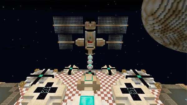 Space PvP map for Minecraft screenshot 1