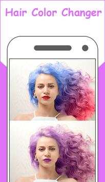 Hair Color Changer Camera Photo screenshot 1