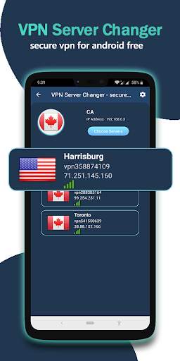 VPN Server Changer - secure VPN for android free screenshot 4