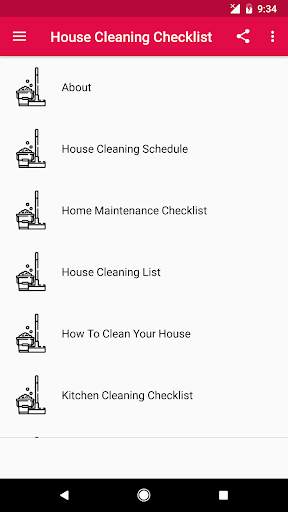House Cleaning Checklist screenshot 2