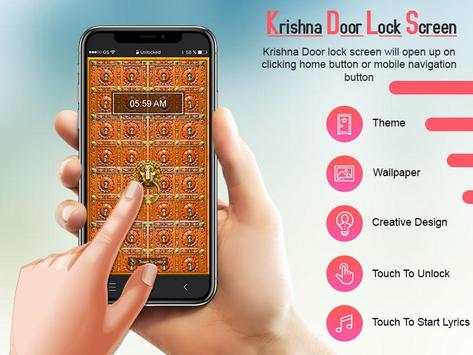 Krishna Door Lock Screen screenshot 1