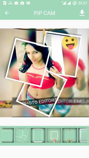 Editor de Fotos Efeito PIP Sombra Desfocar Fundo🌸 screenshot 6