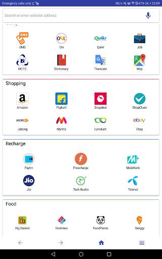 Fast and secure browser 4 تصوير الشاشة