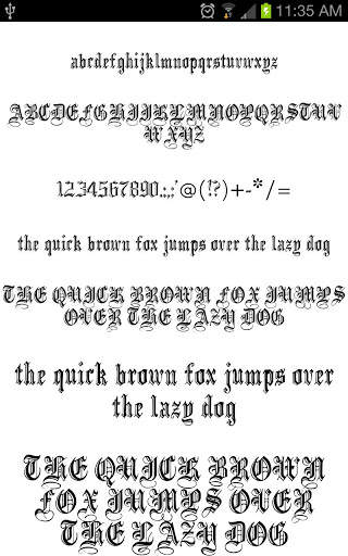 Royal Fonts for FlipFont free screenshot 2