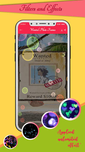 Wanted Photo Frame Editor screenshot 4