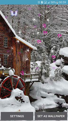 Winter Snow Live Wallpaper screenshot 5