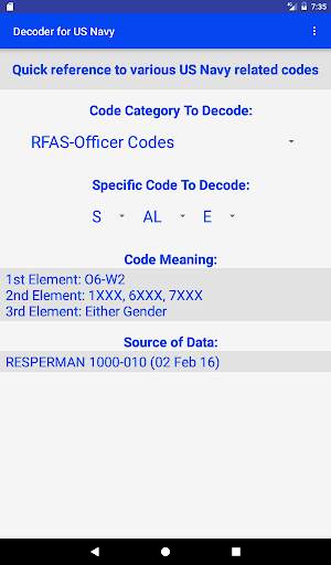 Decoder for US Navy screenshot 4