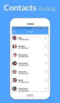 Contacts Backup 2 تصوير الشاشة