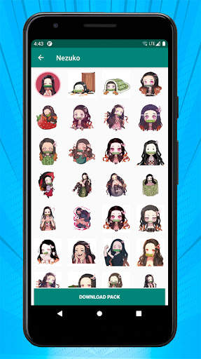 Anime Stickers for WhatsApp Kimetsu No Yaiba screenshot 4