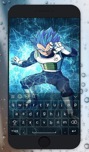 Super Saiyan Keyboard Theme screenshot 2