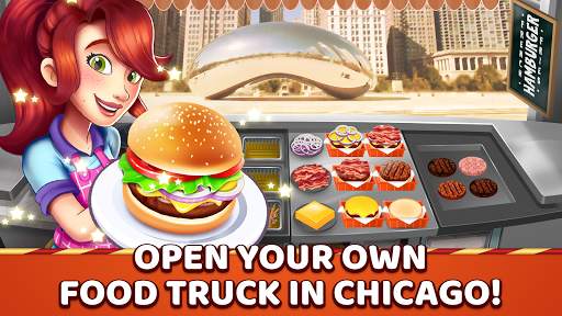 Burger Truck Chicago Food Game screenshot 1