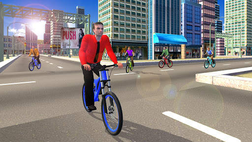 BMX Bicycle Rider: Cycle Racing Games 2019 screenshot 3
