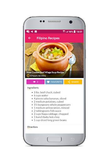 filipino recipes 8 تصوير الشاشة