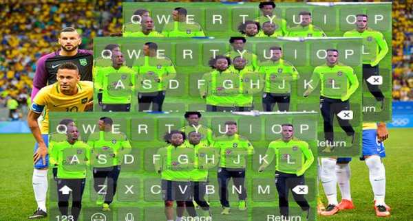Brazil national team keyboard World Cup 2 تصوير الشاشة