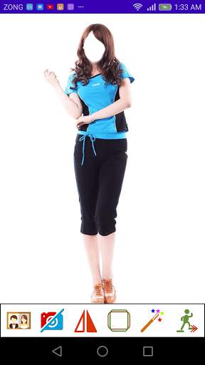 Women Sportwear Photo Montage screenshot 2