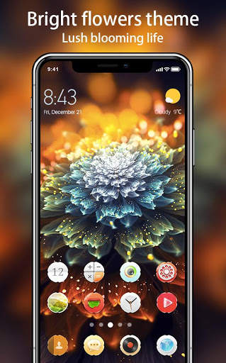 Colorful Shining Butterfly Theme for Galaxy M20 screenshot 3
