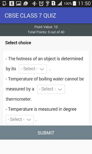 CBSE CLASS 7 QUIZ screenshot 4