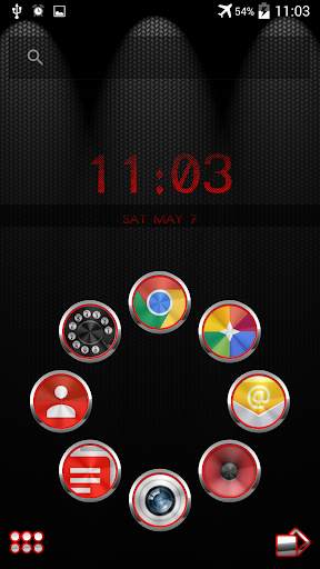 Smart Launcher Theme Carbon screenshot 7