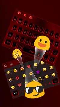 Cool Red Black Keyboard screenshot 3