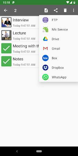 Dictadroid Lite - Voice Recorder screenshot 6