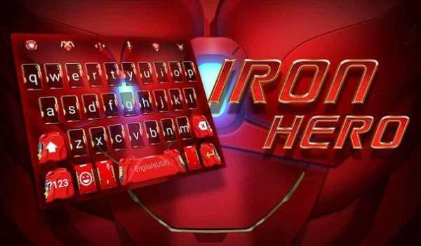 Cool Keyboard Theme for Red Iron Hero screenshot 5