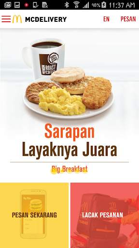 McDelivery Indonesia screenshot 1