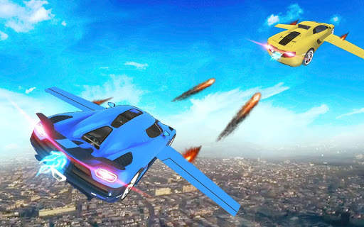 Futuristic Flying Car Taxi Simulator Driving screenshot 2