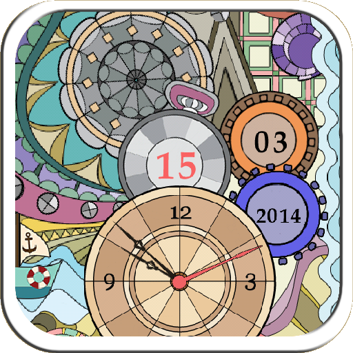 GlassClock Live Wallpaper FREE icon