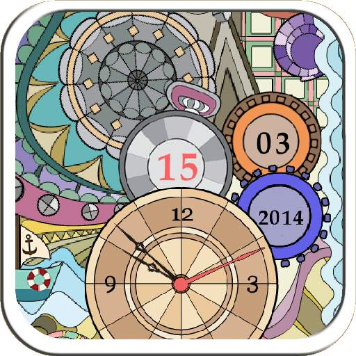 GlassClock Live Wallpaper FREE 1.4