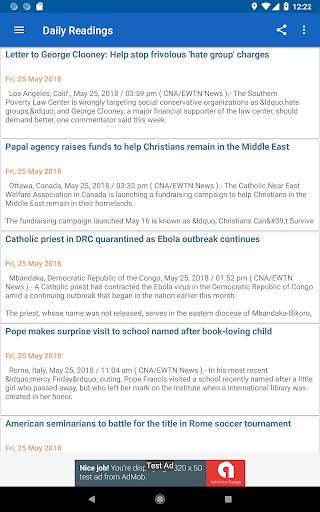 Catholic News 3 تصوير الشاشة