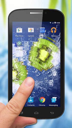 Fruits In Water Live Wallpaper screenshot 2