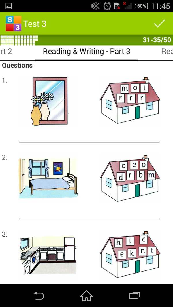 English Starters 3 - YLE Test screenshot 6