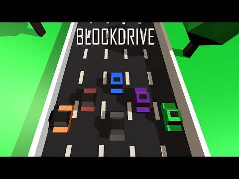 BlockDrive: Old school mini car racing game screenshot 2