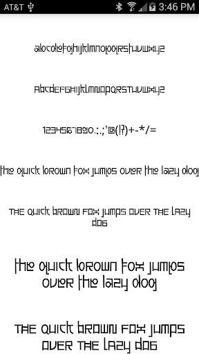 Stylish Fonts for FlipFont screenshot 4
