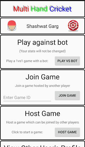 Multi Hand Cricket screenshot 2