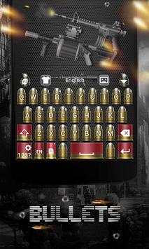 Bullets Keyboard Theme & Emoji screenshot 1