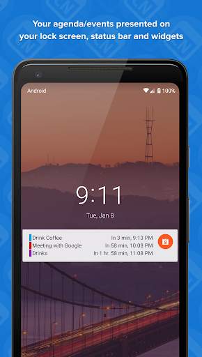 Calendar Notify - Widget, Lock and Status bar स्क्रीनशॉट 2