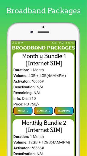 Zong Packages: Call, SMS & Internet 2020 screenshot 6