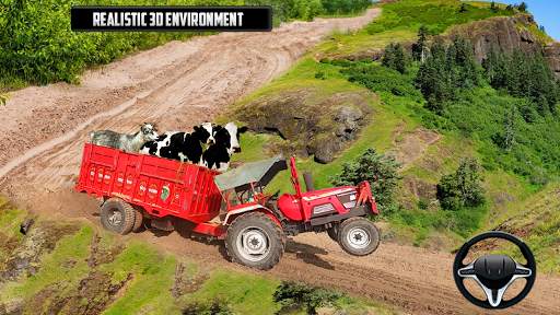 Tractor Trolley Animal Farming Simulator 3D screenshot 3