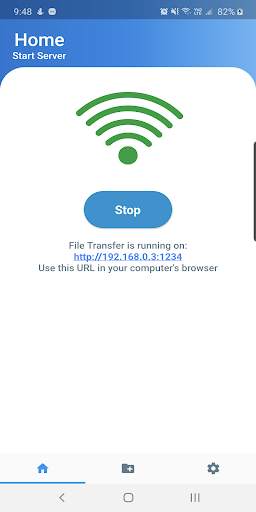 WiFi File Transfer screenshot 1
