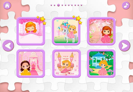 Kids Puzzles for Girls 8 تصوير الشاشة