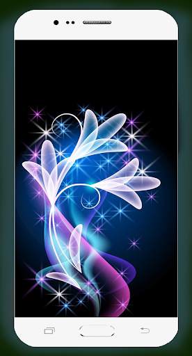 Neon Flower Wallpaper screenshot 16