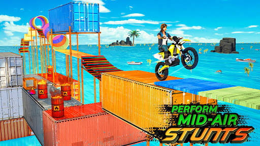 Real Bike Stunt Game screenshot 1
