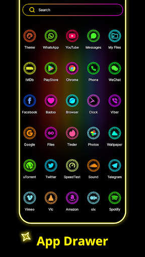 Neon Launcher screenshot 2