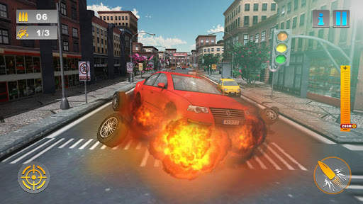 City Traffic Sniper Shooter screenshot 1