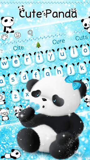 Cute Panda Keyboard screenshot 2